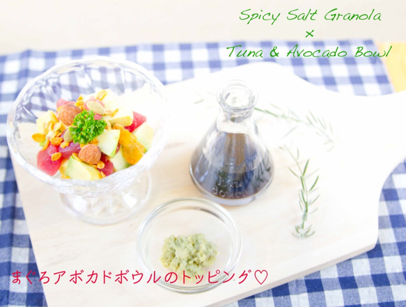 No.8 Spicy Salt (スパイシーソルト)　自然派素材へのこだわった京都発のグラノーラ