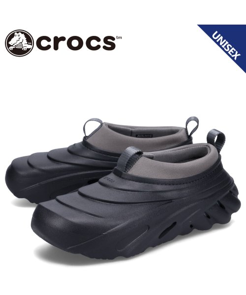 クロックス crocs スニーカー スリッポン エコー ストーム メンズ レディース ECHO STORM ダーク グレー 209414－003