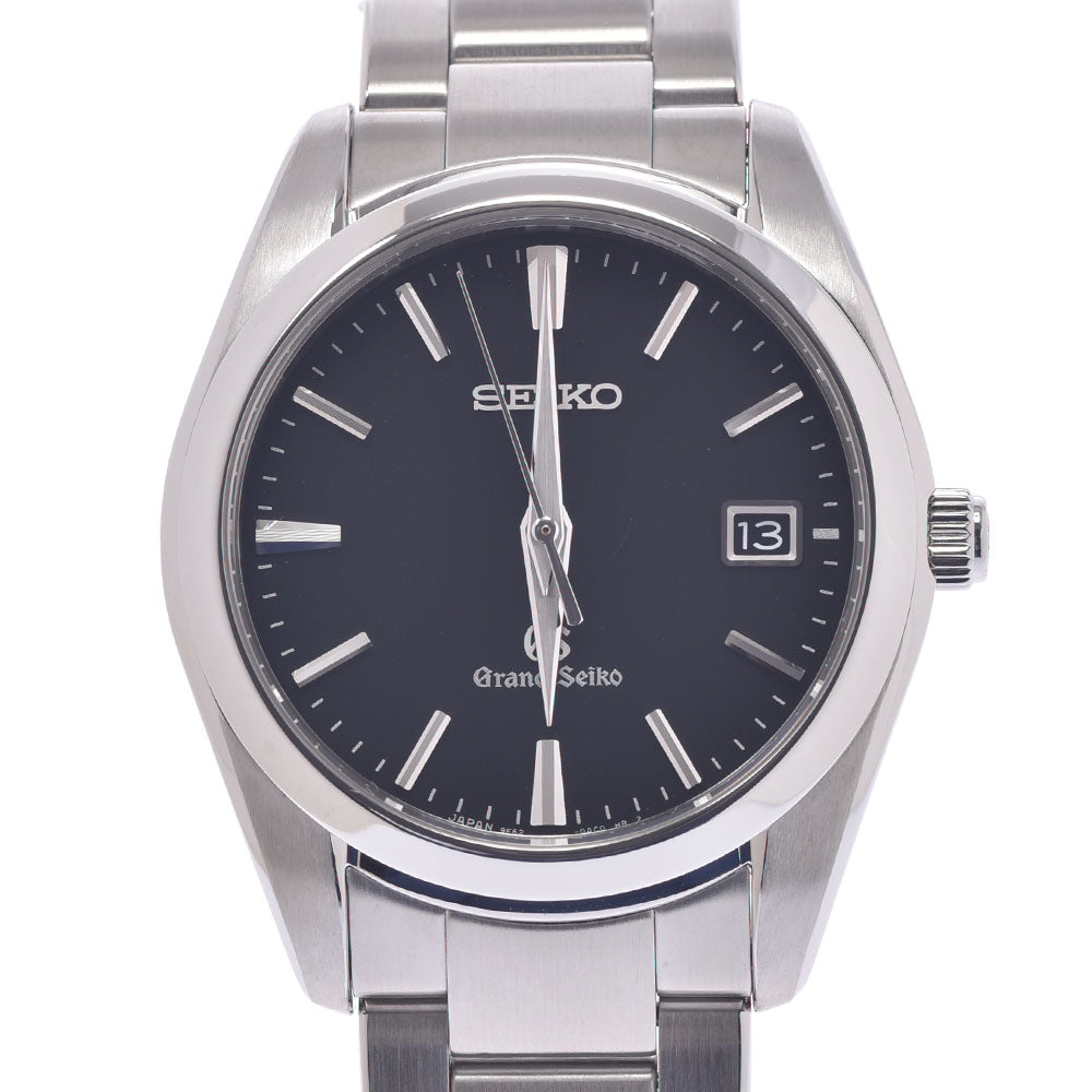 SEIKO セイコー グランドセイコー SBGX061 メンズ SS 腕時計 クオーツ 黒文字盤 Aランク 中古 