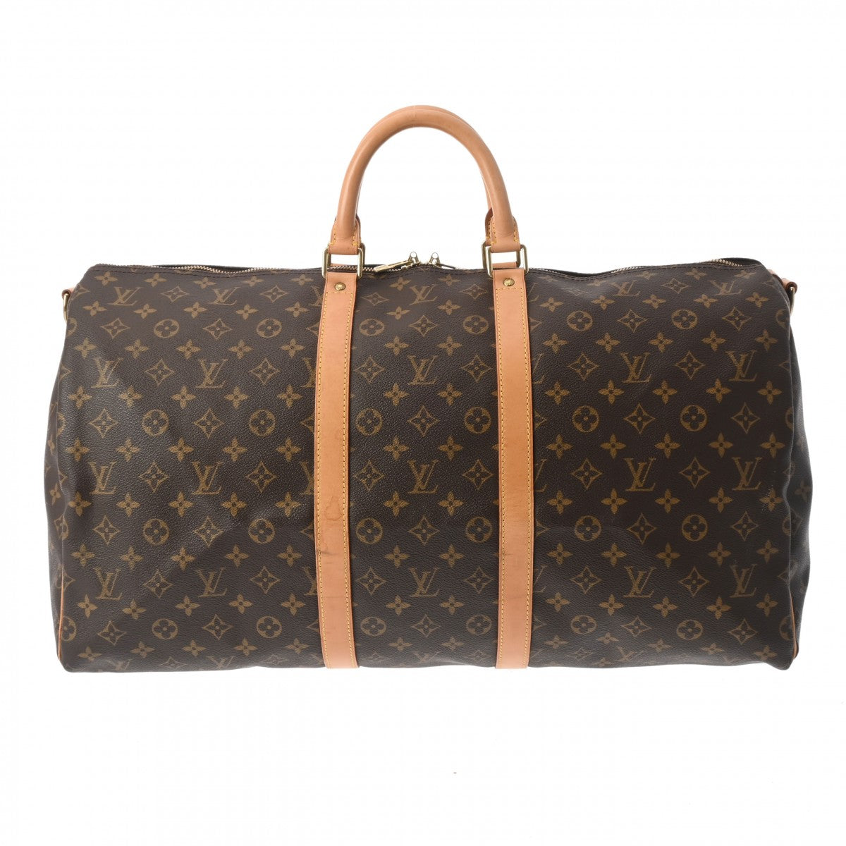 LOUIS VUITTON ルイヴィトン モノグラム キーポル バンドリエール 55 ブラウン M41414 ユニセックス モノグラムキャンバス ボストンバッグ ABランク 中古 