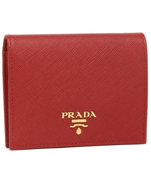 プラダ 折財布 レディース PRADA 1MV204 QWA F068Z レッド