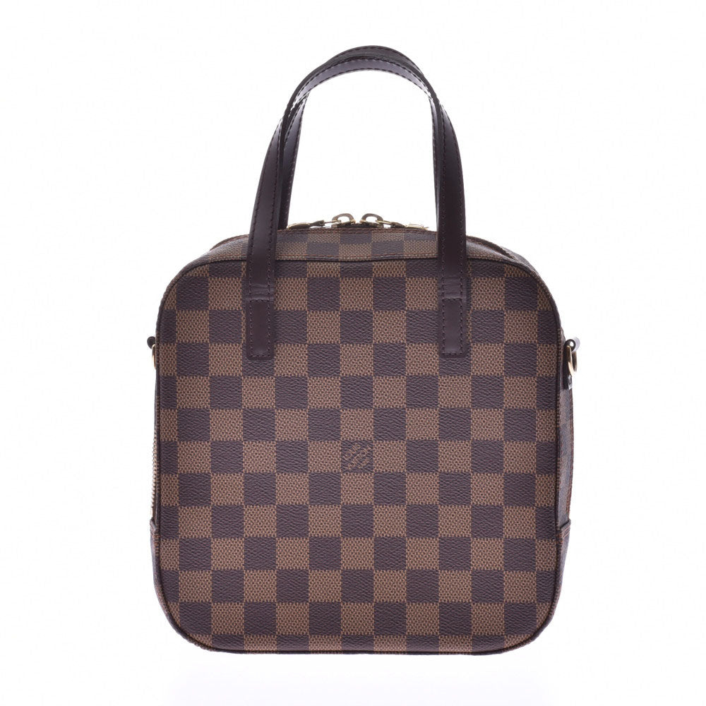 LOUIS VUITTON ルイヴィトン ダミエ スポンティーニ SPオーダー ブラウン N48021 レディース ダミエキャンバス 2WAYバッグ 新同 中古 