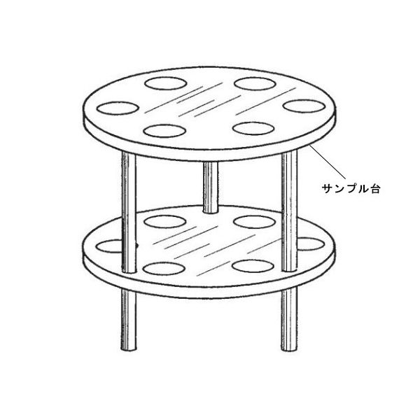 桐山製作所 サンプル台 DE78-1-8 1個 64-1067-25（直送品）