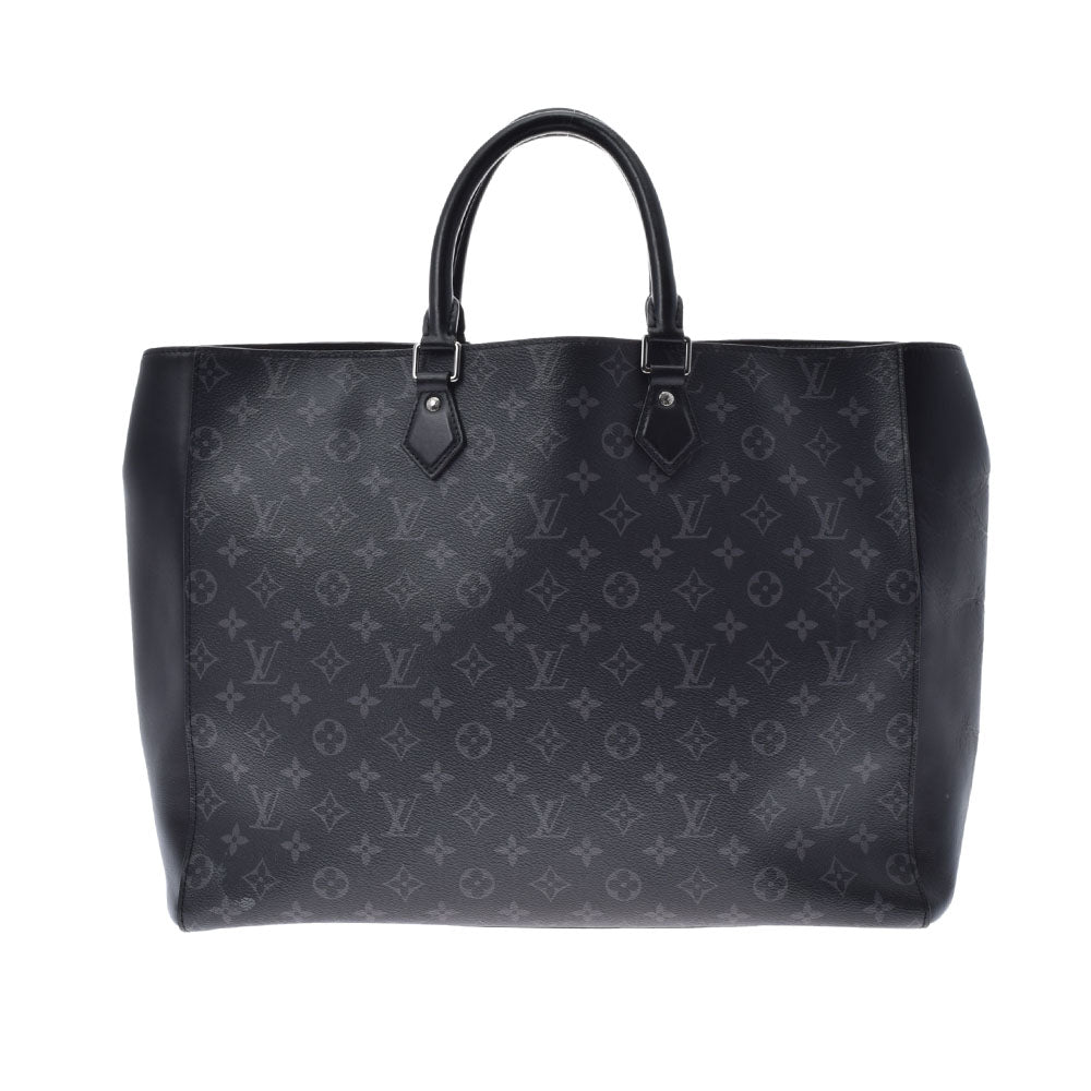 LOUIS VUITTON ルイヴィトン モノグラム エクリプス グランサック 黒/グレー M44733 メンズ モノグラムエクリプスキャンバス トートバッグ Bランク 中古 