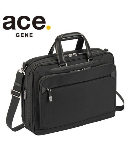 エース ジーンレーベル ビジネスバッグ ブリーフケース メンズ ブランド 通勤 拡張 撥水 A4 B4 16L/23L PC ace. GENE 68303