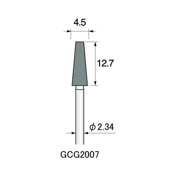 アルゴファイルジャパン（ARGOFILE） GC砥石（軸付砥石グリーンカーボランダム）