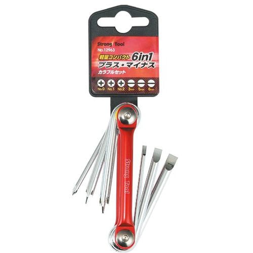 軽量コンパクト6in1プラス・マイナス NO．12963 Strong Tool