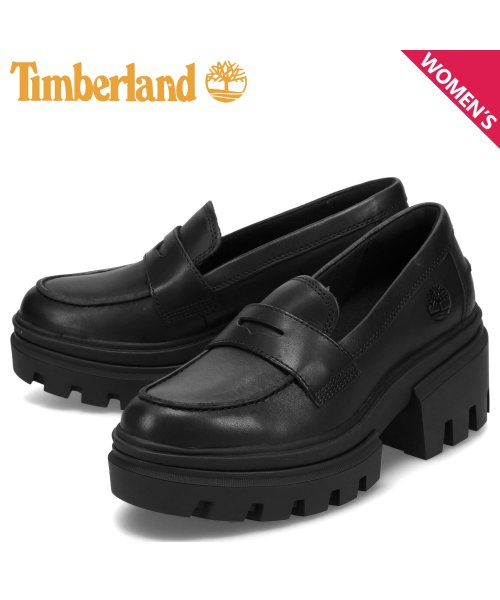 ティンバーランド Timberland ローファー シューズ レディース 厚底 ENGLISH LOAFER SHOE ブラック 黒 A5P17