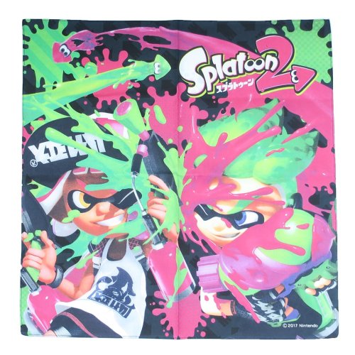 スプラトゥーン 2 コットンナフキン ランチクロス ガール＆ボーイ 新入学 新入園準備 プレゼント 男の子 女の子 ギフト