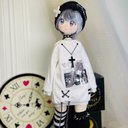 ドール服 5点セットパーカー1/4サイズドール衣装bjd1/4