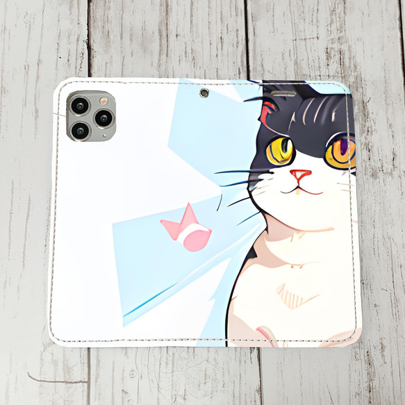 iphoneケース1-2-50 iphone 手帳 ねこ・猫・ネコ 箱1 かわいい アイフォン iface