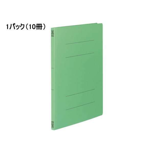 コクヨ フラットファイルV B4タテ とじ厚15mm 緑 10冊 1パック(10冊) F835376-ﾌ-V14G