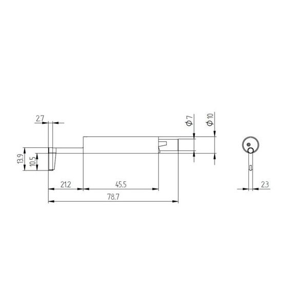 TIME TIME322Xシリーズ深い溝用ピックアップ S212 1個 65-8290-83（直送品）