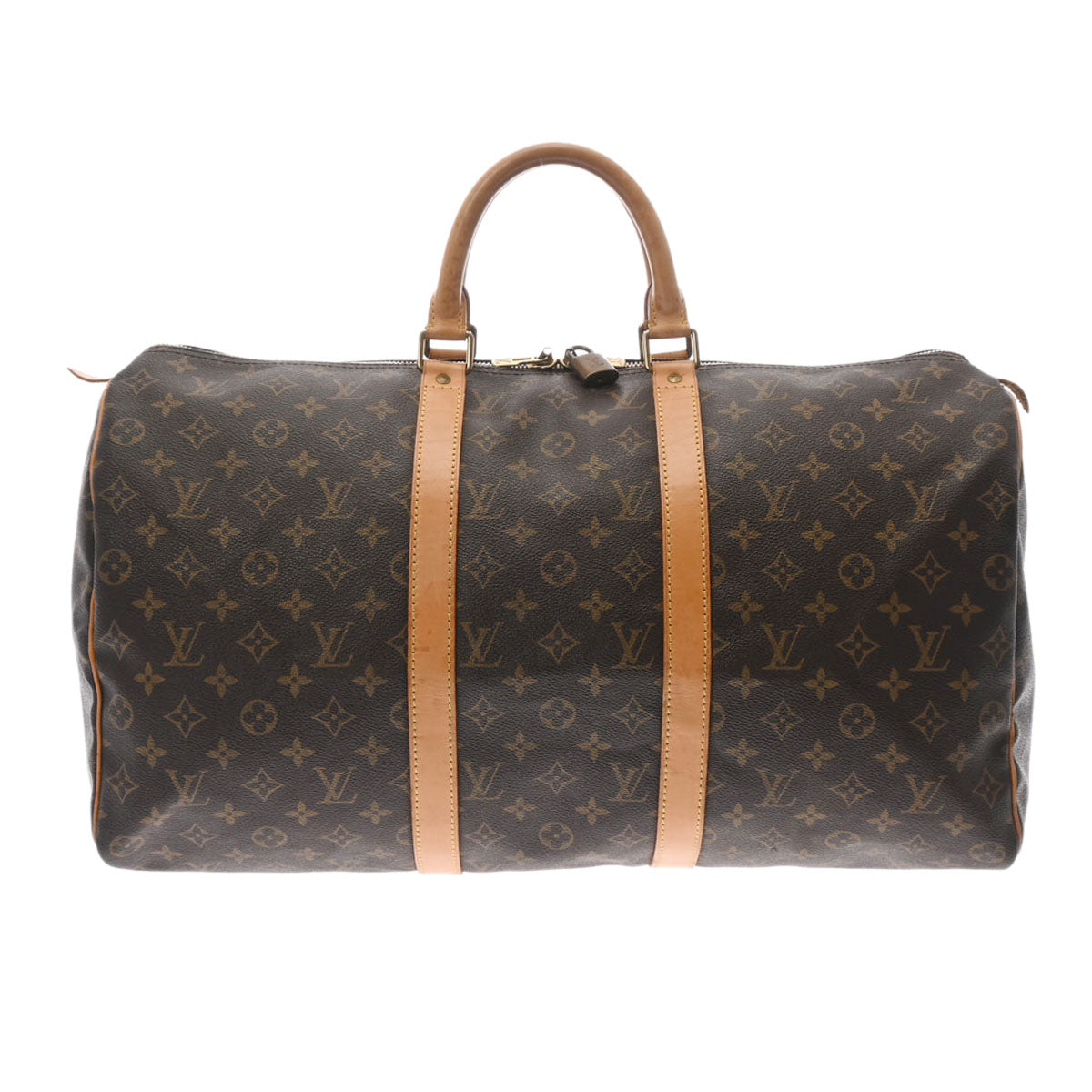 LOUIS VUITTON ルイヴィトン モノグラム キーポル 50 ブラウン M41426 ユニセックス モノグラムキャンバス ボストンバッグ Bランク 中古 