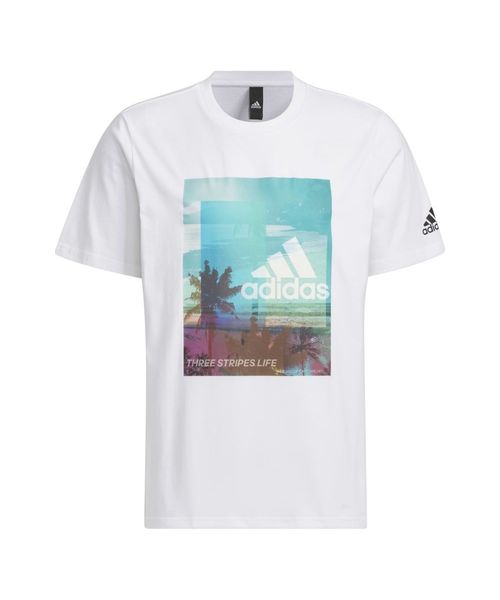 adidas/M PALM TREE Tシャツ