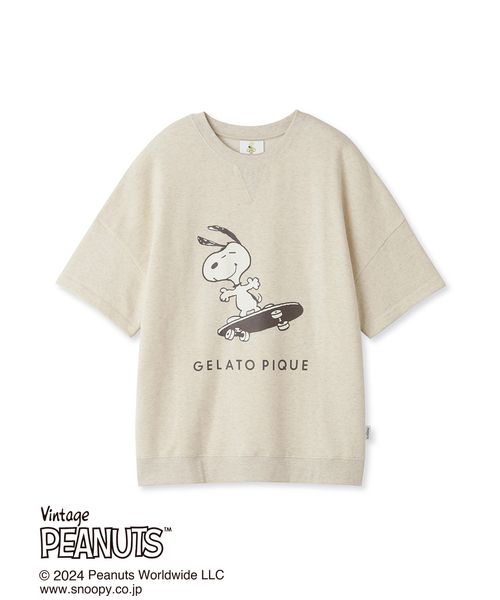 gelato pique/【PEANUTS】裏毛ワンポイントプルオーバー