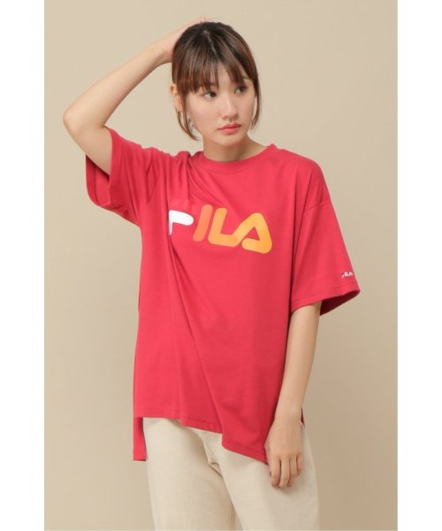 【WEB限定】FILA スリットロゴTシャツ