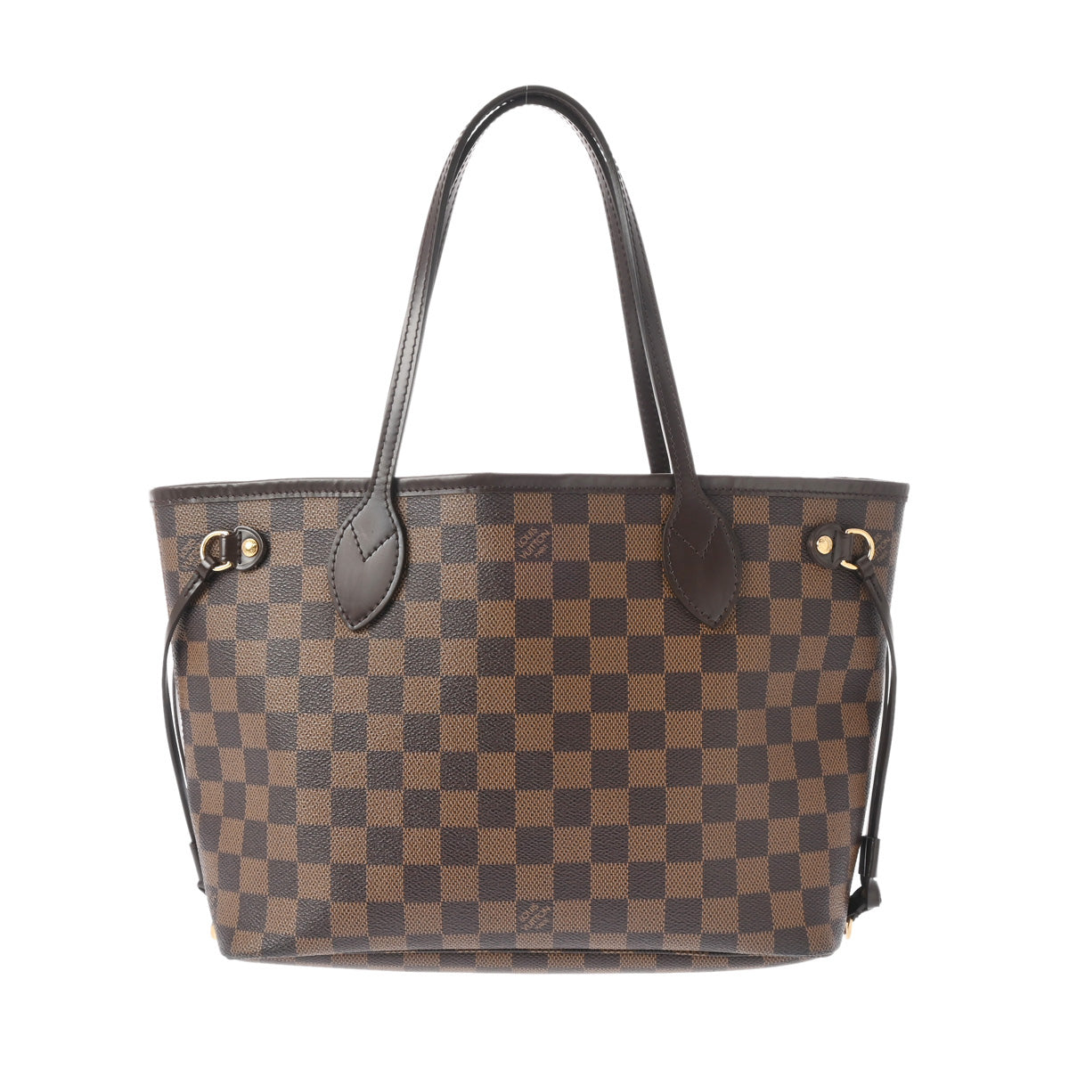 LOUIS VUITTON ルイヴィトン ダミエ ネヴァーフル PM 旧型 ブラウン N51109 レディース ダミエキャンバス ハンドバッグ ABランク 中古 