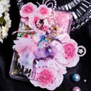 シェルライト♡憧れるバレリーナ　お花ドレス✨PETフレークシール　WLXZ