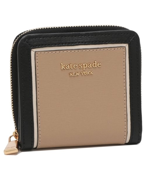 ケイトスペード 二つ折り財布 モーガン ミニ財布 ブラウンマルチ レディース KATE SPADE K8960 250