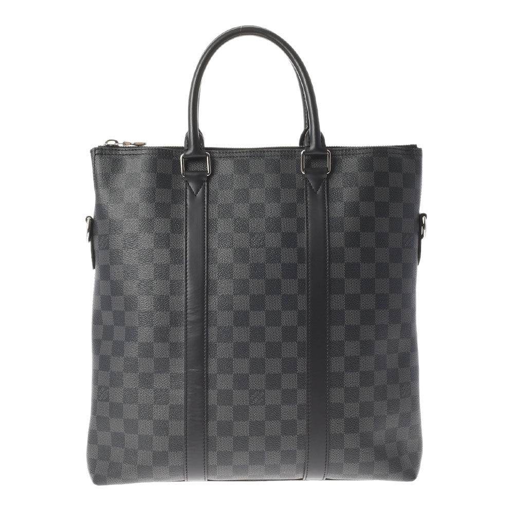 LOUIS VUITTON ルイヴィトン ダミエ グラフィット アントントート 2WAY 黒/グレー N40000 メンズ ダミエグラフィットキャンバス トートバッグ Aランク 中古 