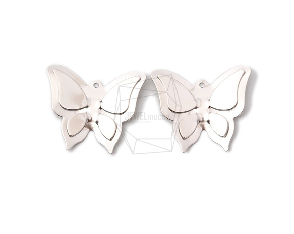 PDT-2029-MR【4個入り】3D バタフライペンダント,3D Butterfly Pendant