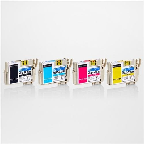 カラークリエーション CC-EMED-4PK EPSONメダマヤキ 互換インクカートリッジ MED-4CL 対応【 EW-456A EW-056A 等対応 】 4色パック