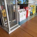 ペーパークラフト 昭和の自販機&ゲーム機 １０園ゲーム緑