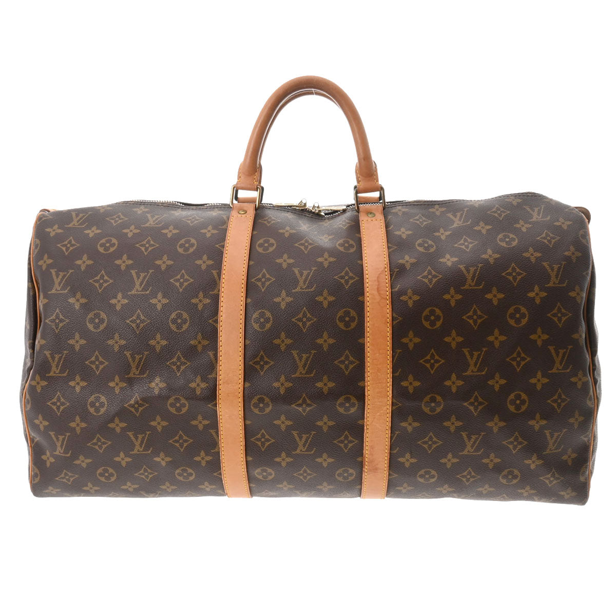 LOUIS VUITTON ルイヴィトン モノグラム キーポル55 ブラウン M41424 ユニセックス モノグラムキャンバス ボストンバッグ Bランク 中古 