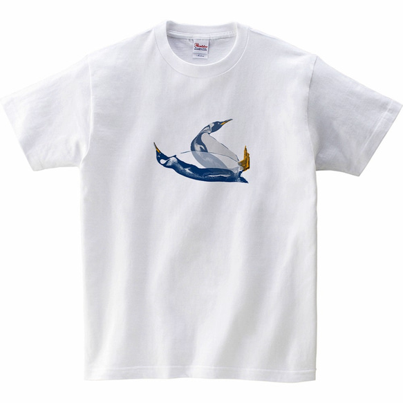 [キッズTシャツ] 幽体離脱するペンギン