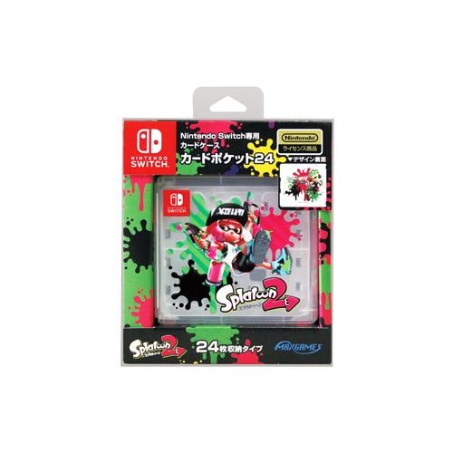 マックスゲームズ Nintendo Switch専用カードポケット24 スプラトゥーン2HACF-02SP2