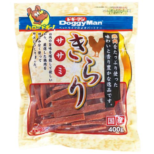 ドギーマンハヤシ きらりササミ ４００ｇ