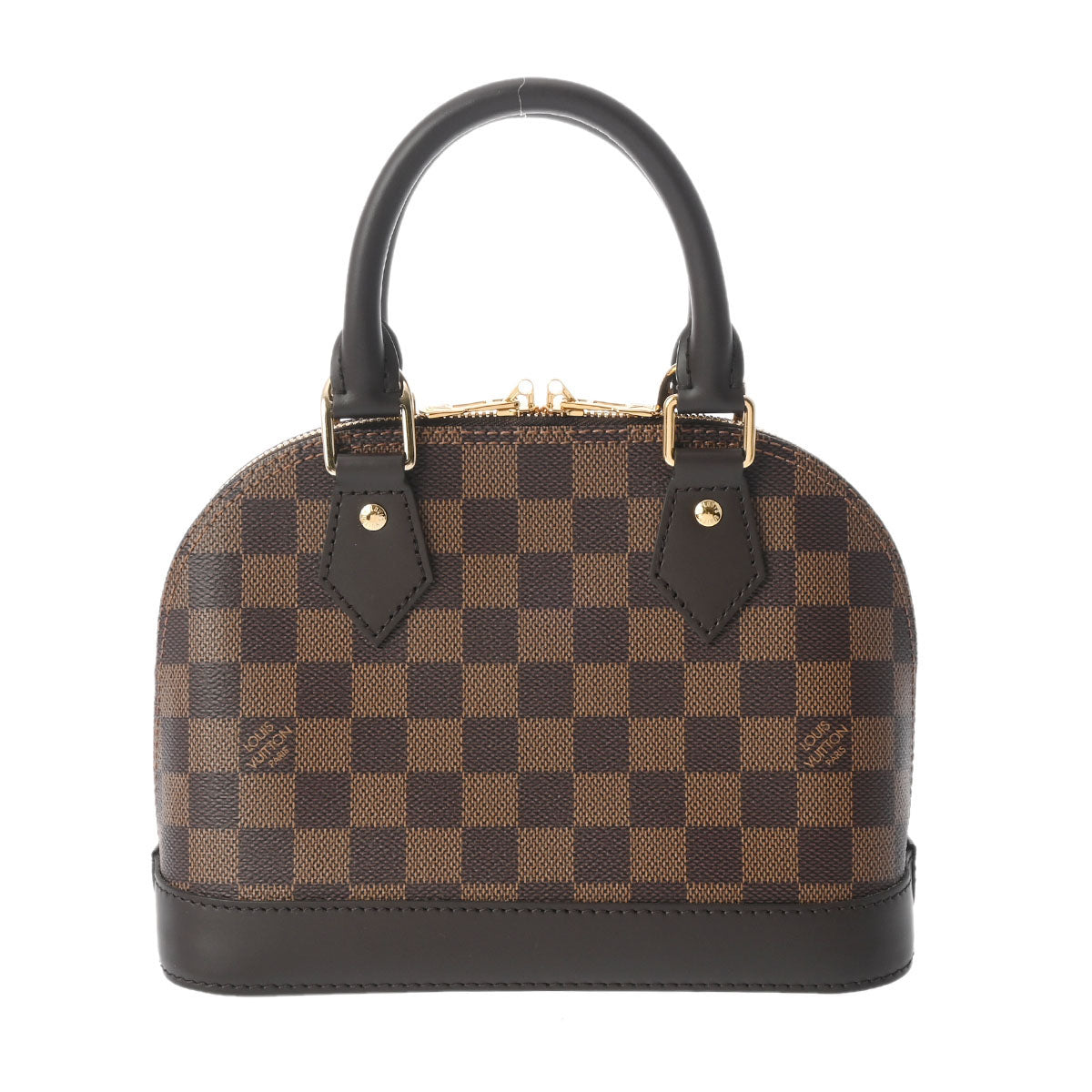 LOUIS VUITTON ルイヴィトン ダミエ アルマ BB 2WAY ブラウン N41221 レディース ダミエキャンバス ハンドバッグ 新同 中古 