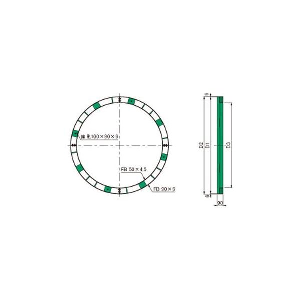 第一機材 ツリーキーパー 金物受枠丸形用 FBRW FBRW-208 1台（直送品）