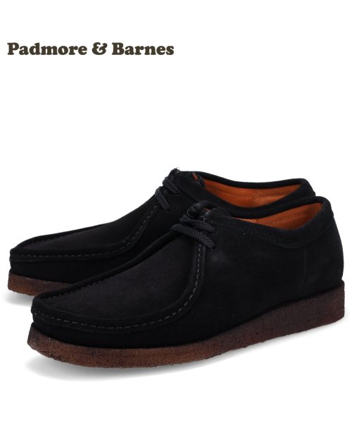 パドモア&バーンズ PADMORE&BARNES ワラビー ブーツ オリジナル メンズ ORIGINAL ブラック 黒 P204