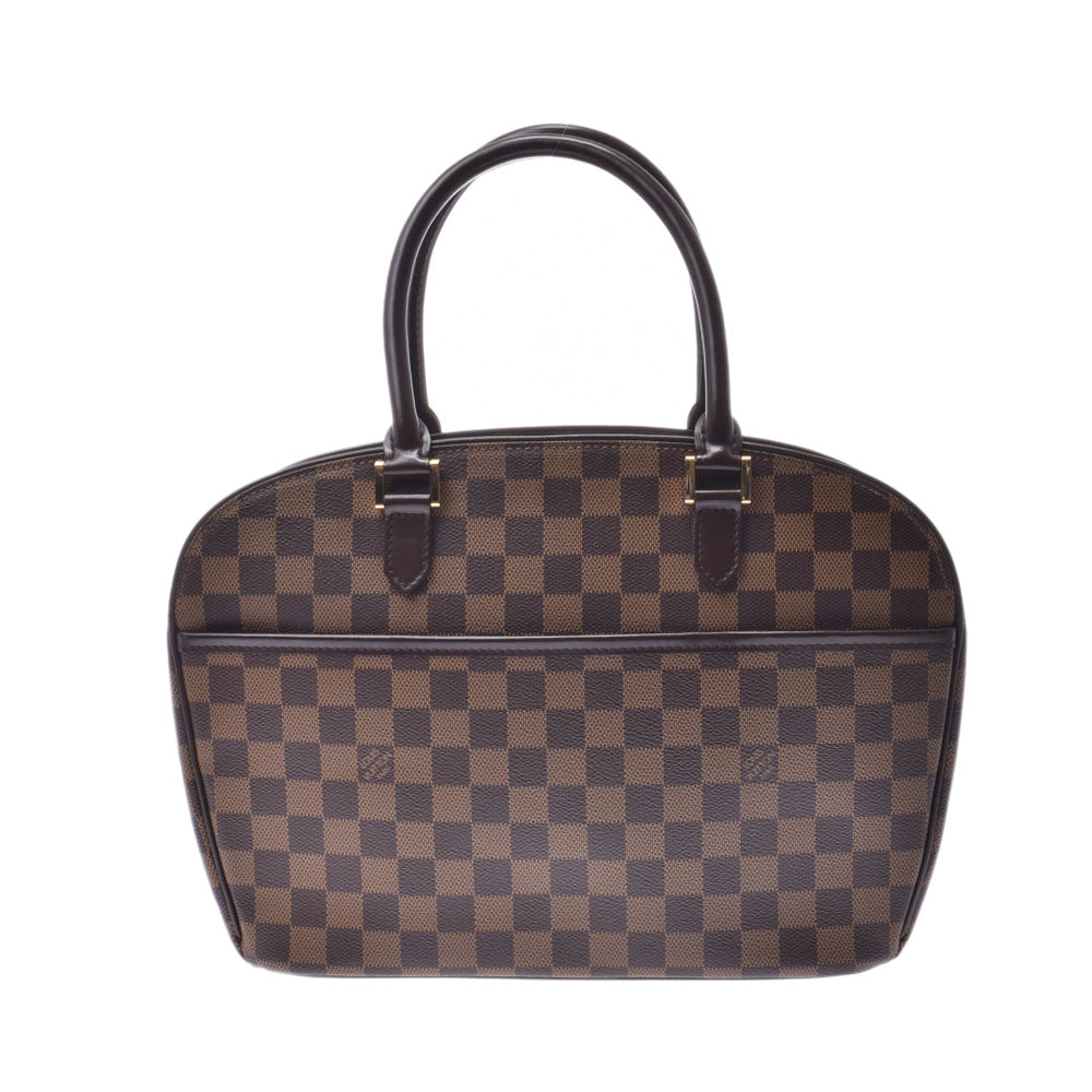 LOUIS VUITTON ルイヴィトン ダミエ サリア オリゾンタル ブラウン N51282 レディース ダミエキャンバス ハンドバッグ ABランク 中古 