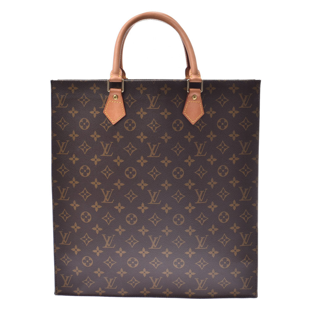 LOUIS VUITTON ルイヴィトン モノグラム サックプラ 旧型 ハンドバッグ ブラウン M51140 ユニセックス モノグラムキャンバス トートバッグ Bランク 中古 