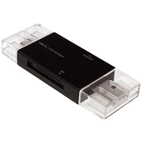 ナカバヤシ CRW-DCSD70BK USB2.0 TYPE-Cカードリーダー・ライター ブラック