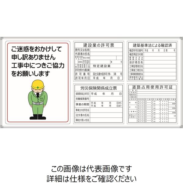 宮木工業 建築工事標識セット KKH