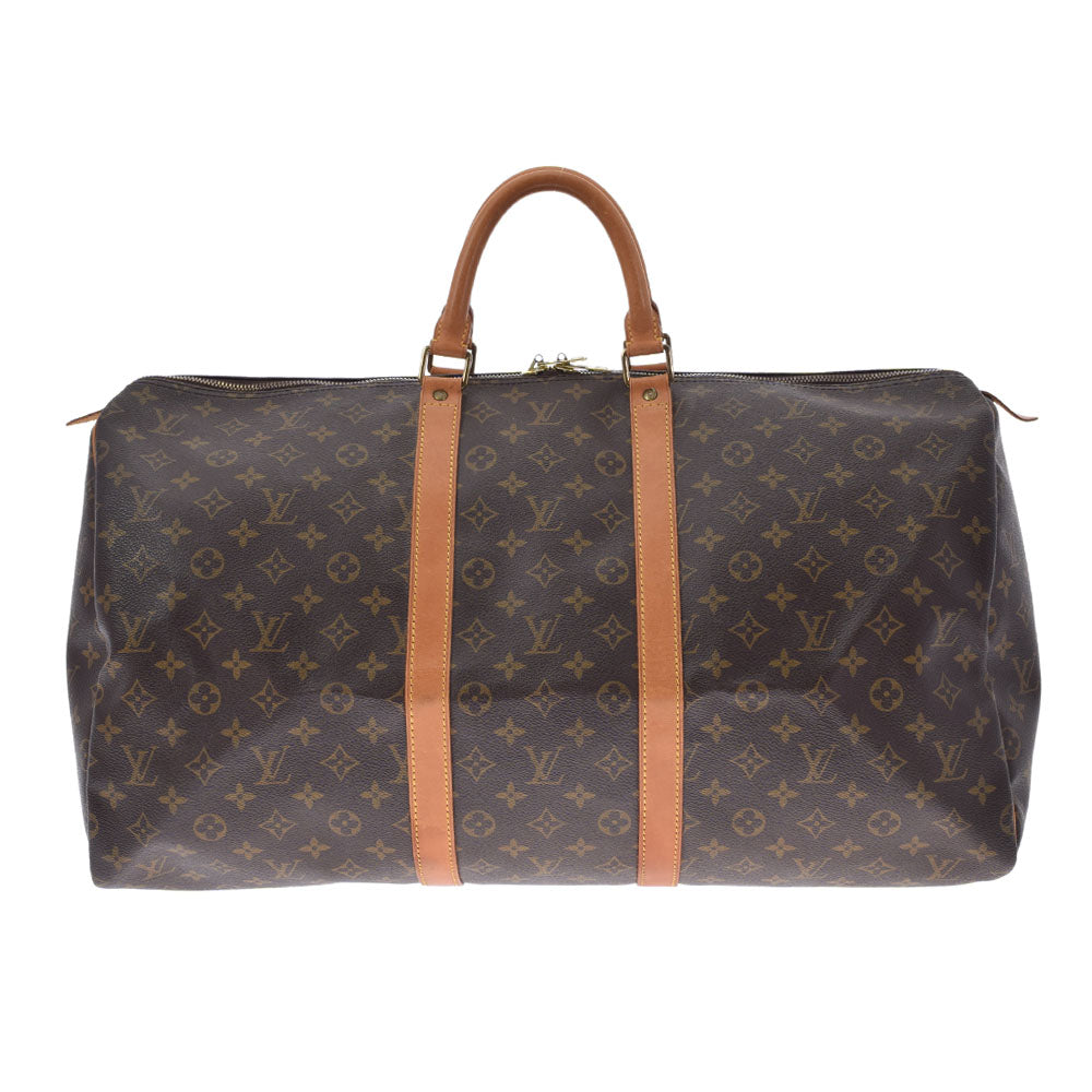 LOUIS VUITTON ルイヴィトン モノグラム キーポル55 ブラウン M41424 ユニセックス モノグラムキャンバス ボストンバッグ Bランク 中古 