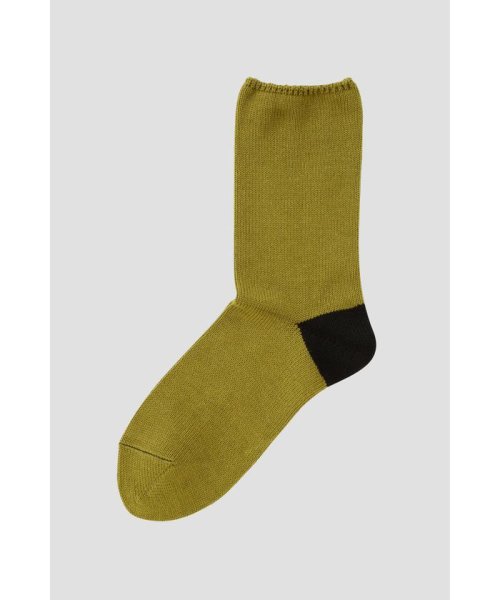 CONTRAST HEEL COTTON SOCKS