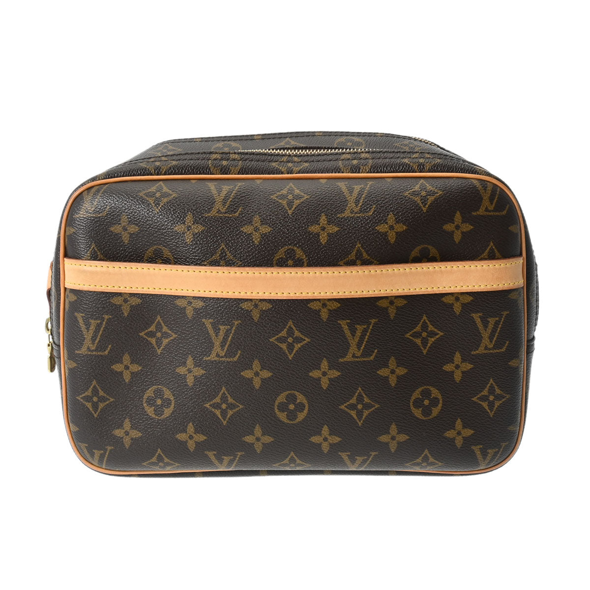 LOUIS VUITTON ルイヴィトン モノグラム リポーター PM ブラウン M45254 ユニセックス モノグラムキャンバス ショルダーバッグ ABランク 中古 