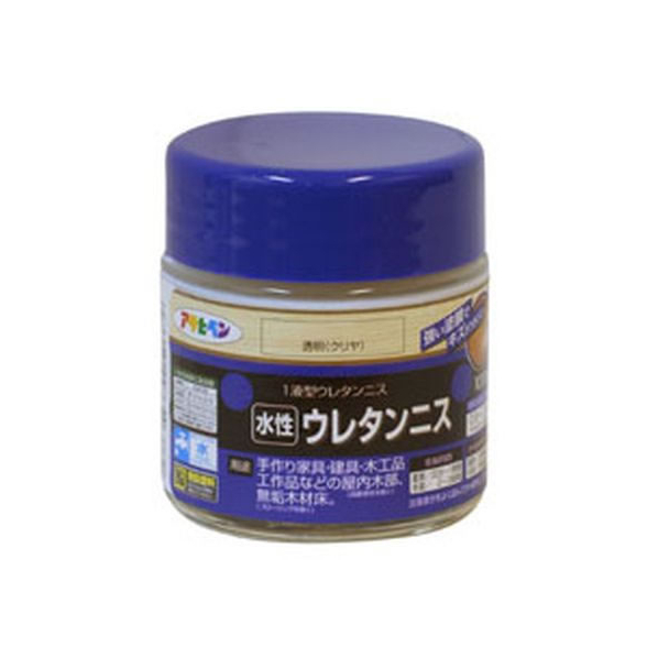 アサヒペン 水性ウレタンニス 100ml 透明(クリヤ) FC636PJ