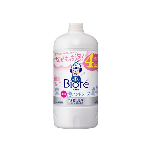 KAO ビオレu 泡ハンドソープ フルーツの香り 詰替用 770mL FCU2491