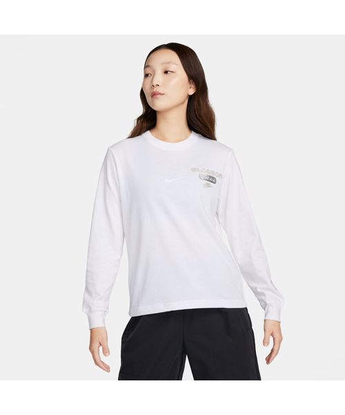 NIKE/ナイキ ウィメンズ NSW OC2 LS ボクシー S/S Tシャツ