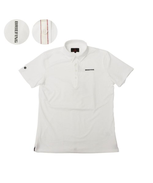 【日本正規品】ブリーフィング ゴルフ ウェア BRIEFING GOLF MENS BACK LOGO LINE BD SHIRT シャツ BRG231M07