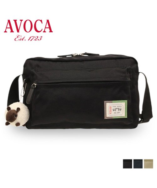 AVOCA アヴォカ ショルダーバッグ 小さめ 斜めがけ レディース 5L SHOULDER BAG ブラック ネイビー ベージュ 黒 AC－003