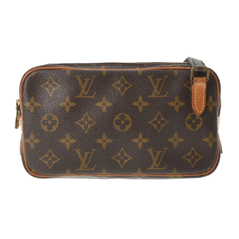 LOUIS VUITTON ルイヴィトン モノグラム マルリーバンドリエール ブラウン M51828 ユニセックス モノグラムキャンバス ショルダーバッグ Bランク 中古 