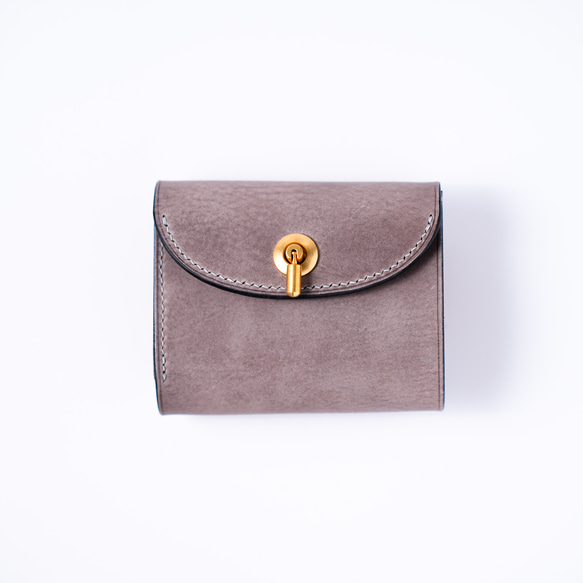 flap mini wallet [ gray ] オコシ金具 ver.