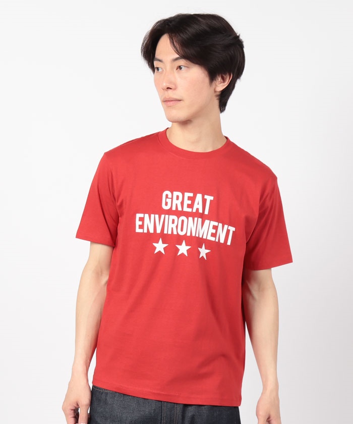 スタイルブロック/半袖プリントTシャツ(GREAT)